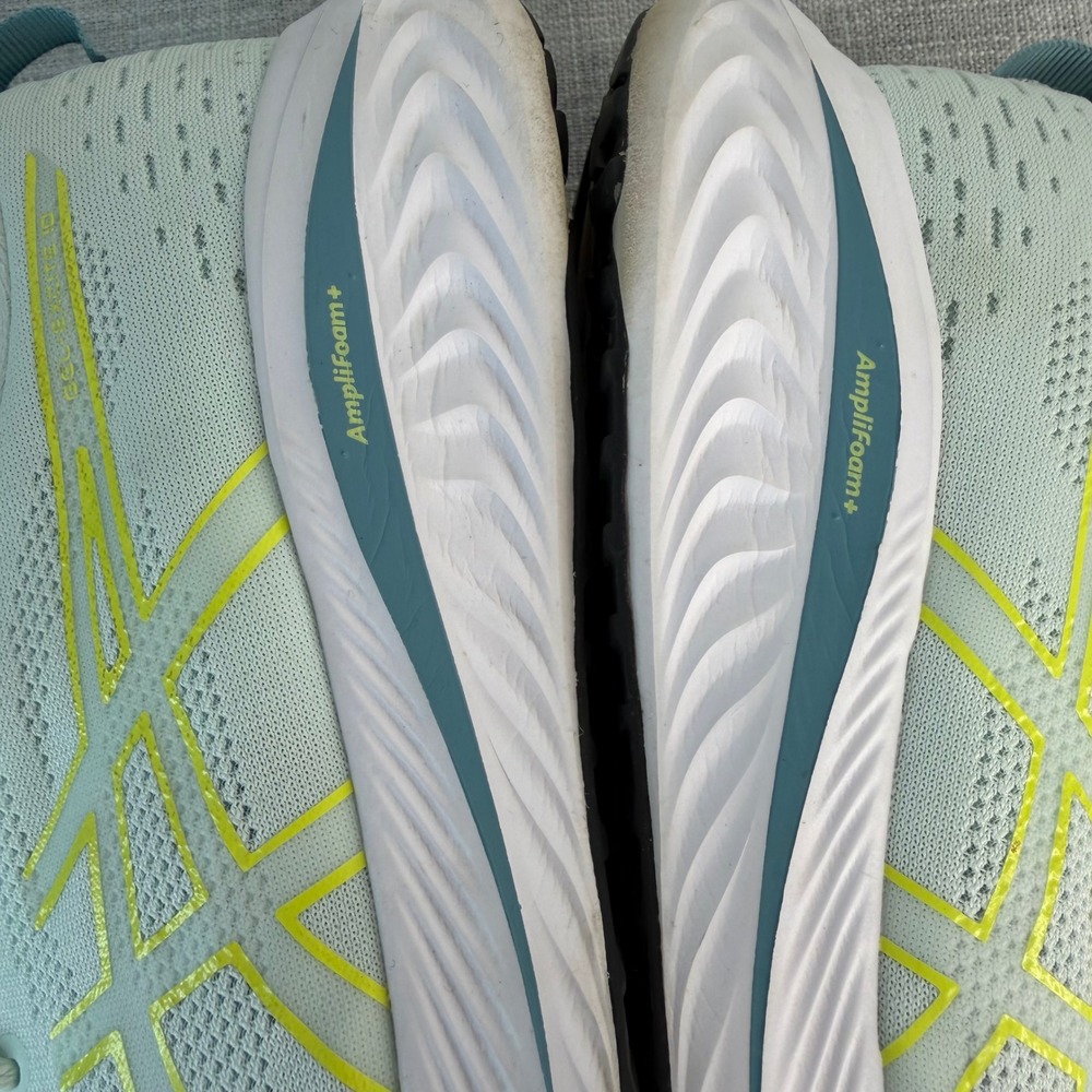 Asics Gel Excite 10 Womens 11 WIDE Blue Green Sneakers Running Shoes - Picture 9 of 14